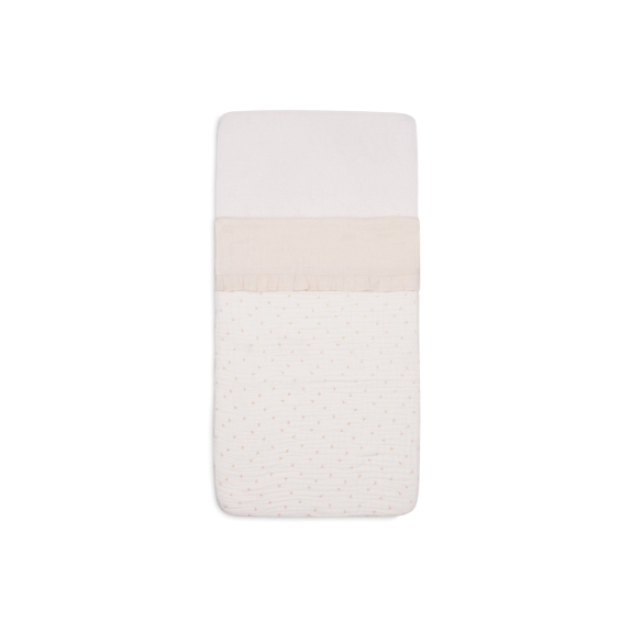 Jollein - Laken Ledikant 120x150cm - Natuurlijke Ruches