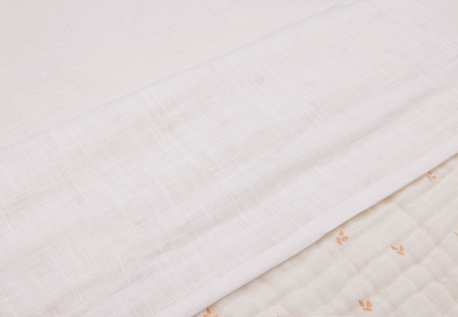 Laken Wieg Slub - Ivory - afbeelding 2