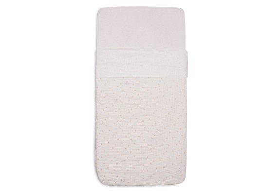 Jollein - Laken Wieg Slub - Ivory