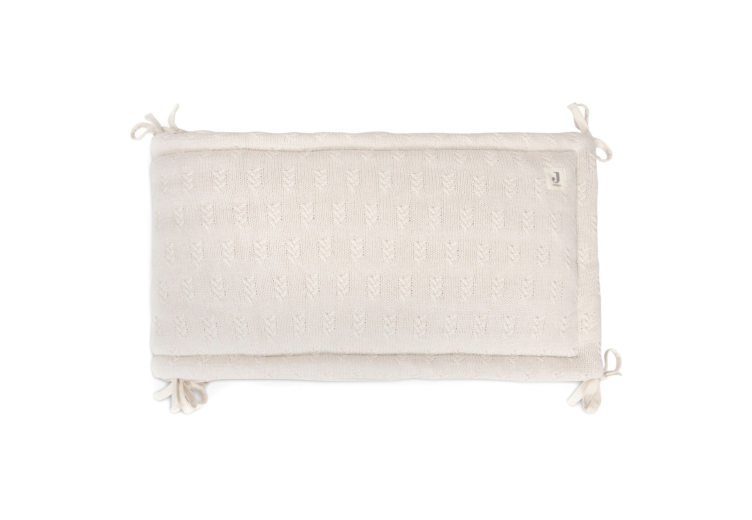 Boxbumper 180x30cm Grain Knit - Oatmeal - afbeelding 2