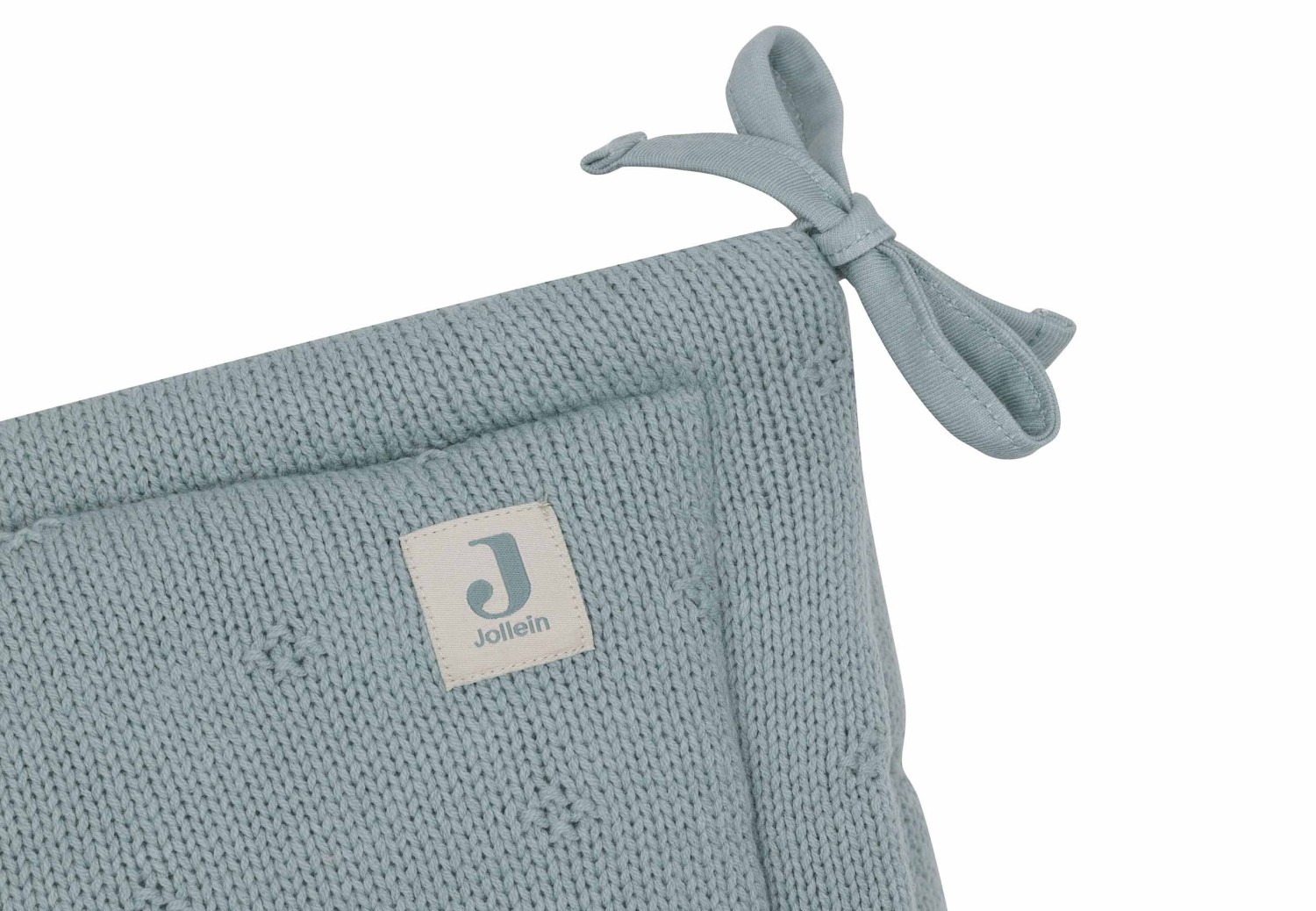 Boxbumper 180x30cm Cosy Knit - Sea Green - afbeelding 3