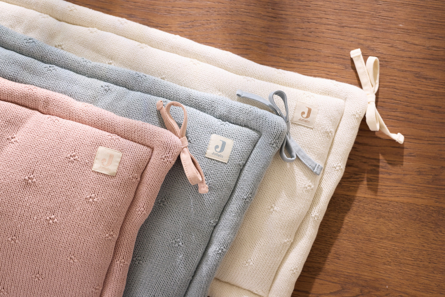 Boxbumper 180x30cm Cosy Knit - Sea Green - afbeelding 5