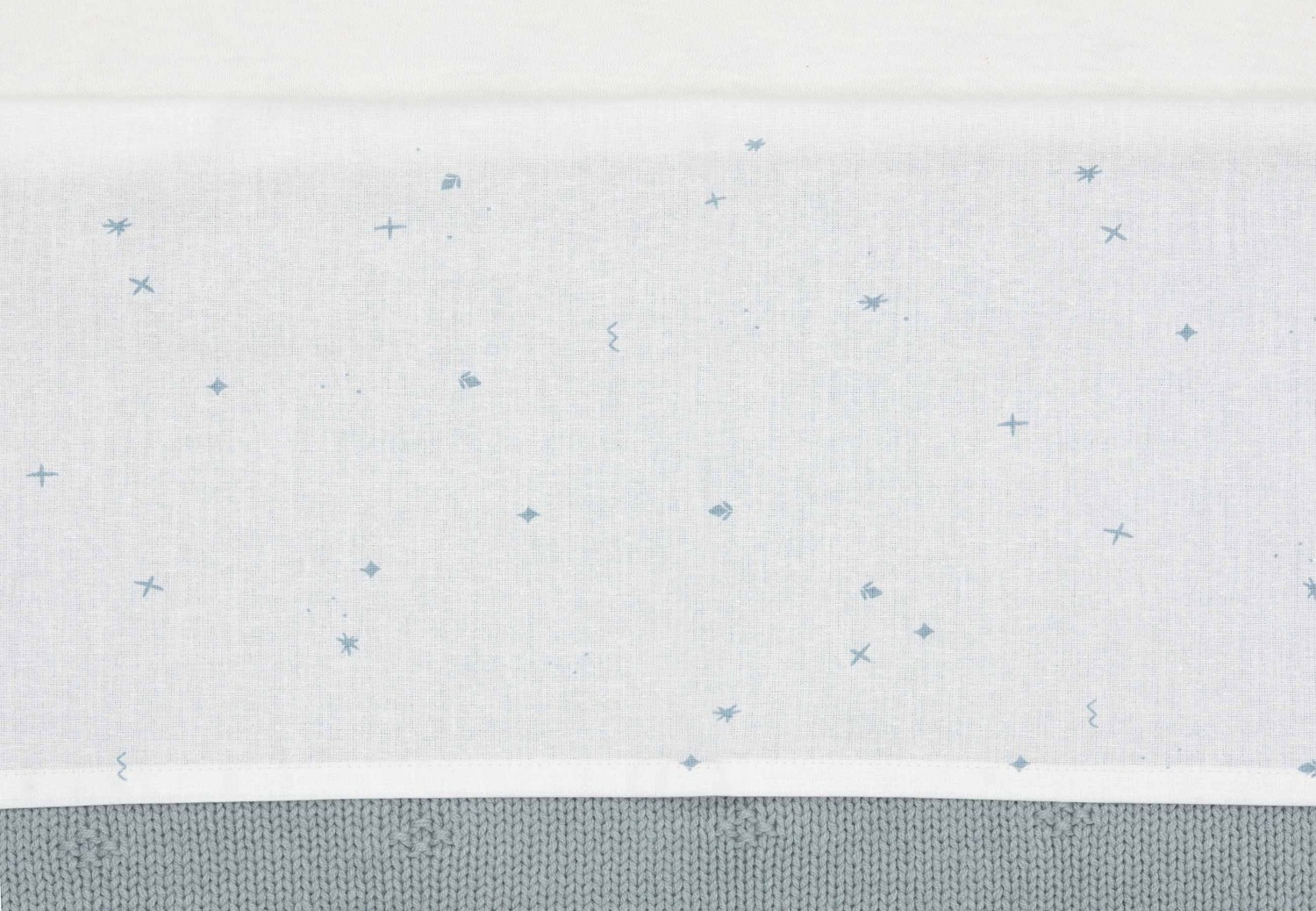Lakentje Wieg 75x100cm Twinkling - Sea Green - afbeelding 2