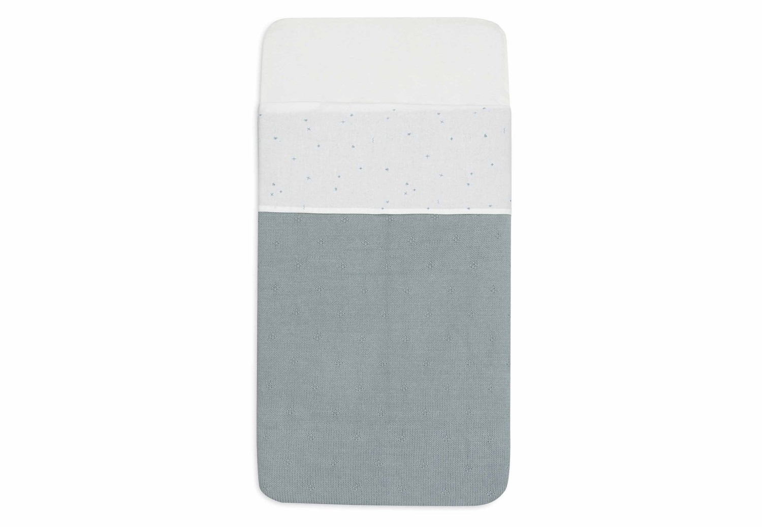 Lakentje Wieg 75x100cm Twinkling - Sea Green
