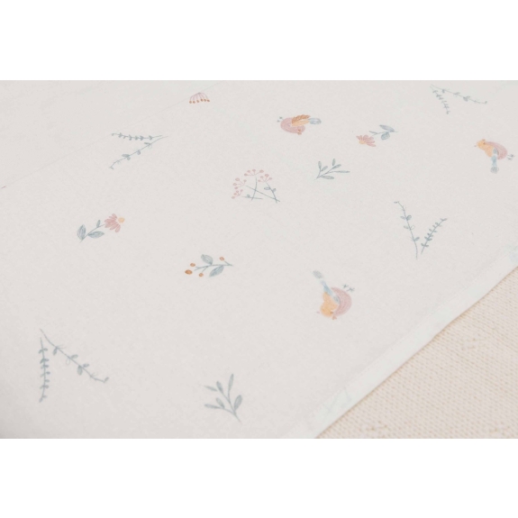 Jollein - Laken Wieg 75x100cm Vogeltjes