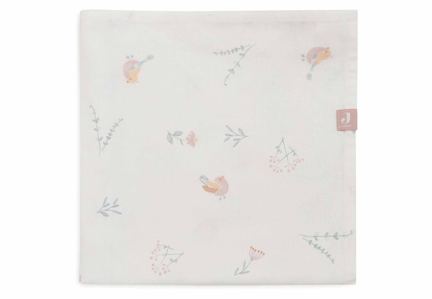 Laken Wieg 75x100cm Vogeltjes - afbeelding 7