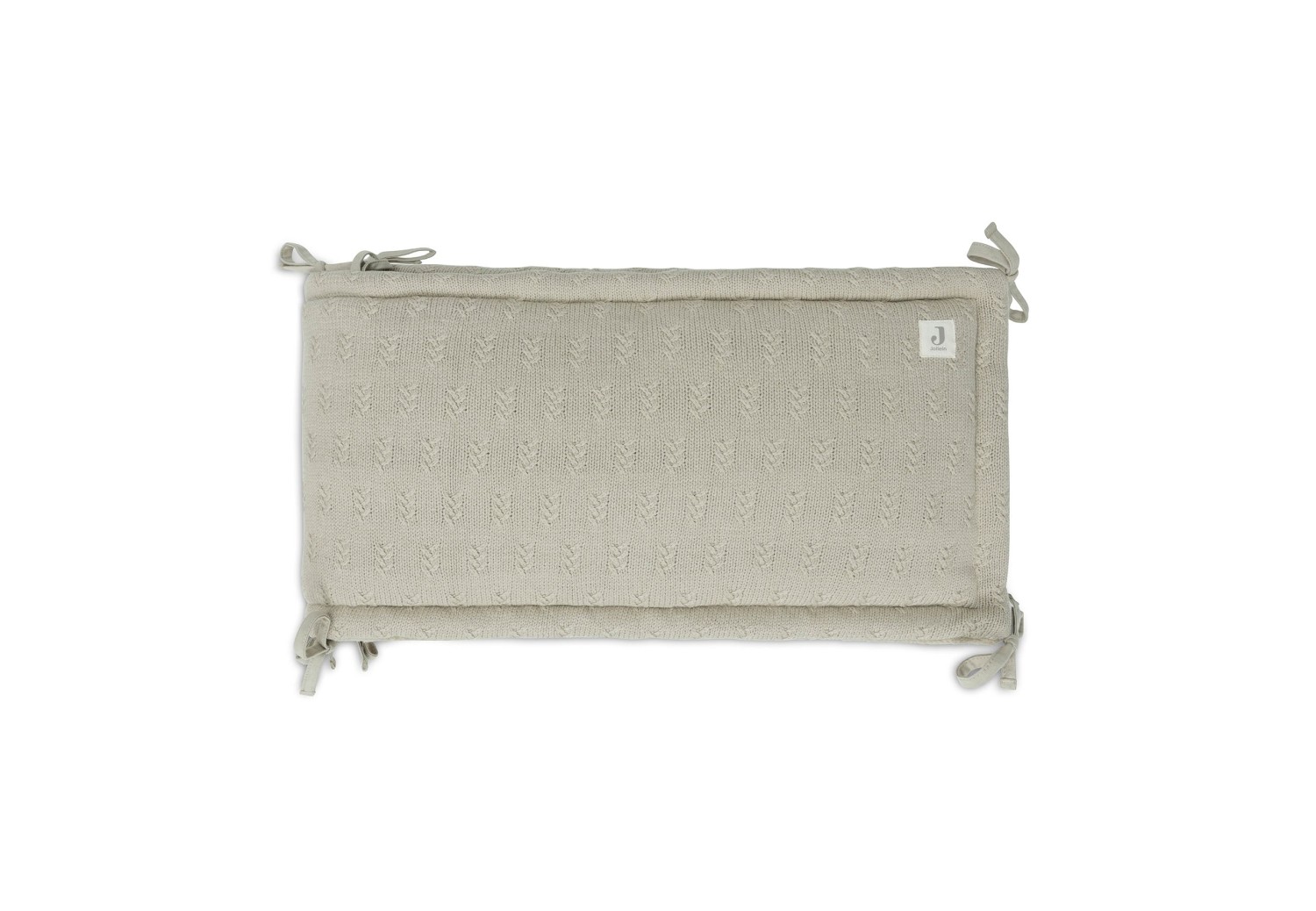 Boxbumper 180x30cm Grain Knit - Olijfgroen - afbeelding 2