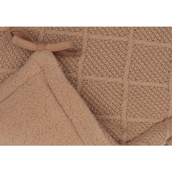 Jollein - Gebreide Boxbumper 180x30cm - Biscuit