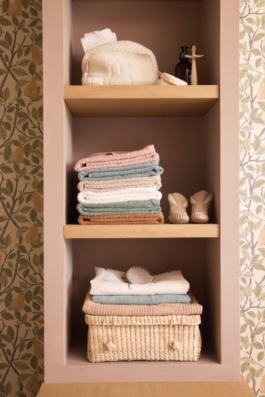 Jollein - Badcape Wild Rose 75x75cm