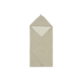 Jollein - Zachte Waves Badcape 75x75cm - Olijfgroen