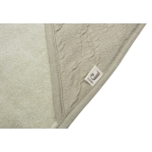 Jollein - Zachte Waves Badcape 75x75cm - Olijfgroen