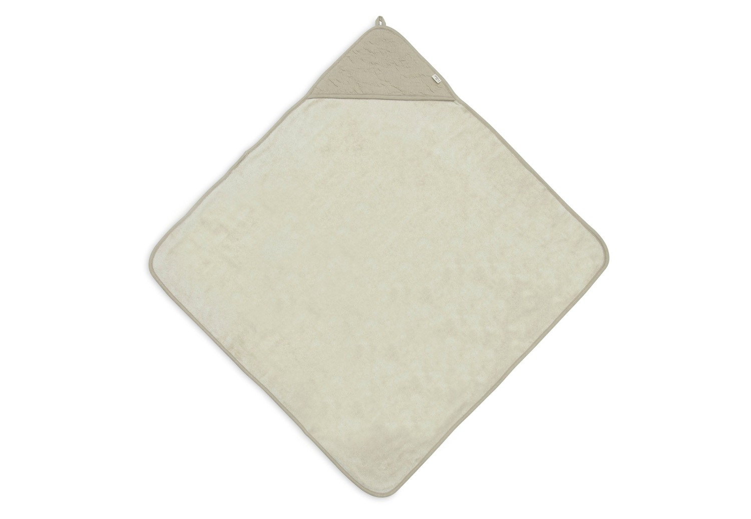 Zachte Waves Badcape 75x75cm - Olijfgroen