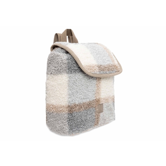 Jollein - Stoer Rugtasje Check - Boucle