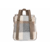 Jollein - Stoer Rugtasje Check - Boucle