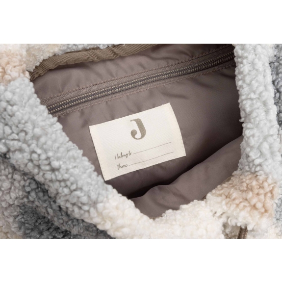 Jollein - Stoer Rugtasje Check - Boucle