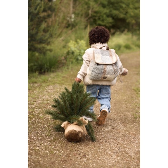 Jollein - Stoer Rugtasje Check - Boucle