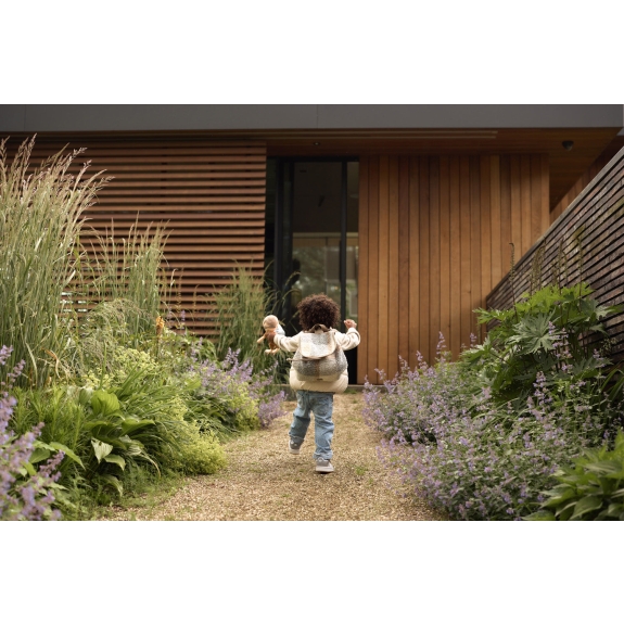 Jollein - Stoer Rugtasje Check - Boucle