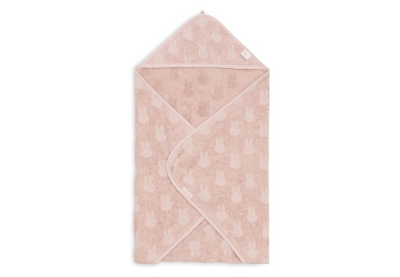 Jollein - Badcape Miffy Jacquard - Wild Rose