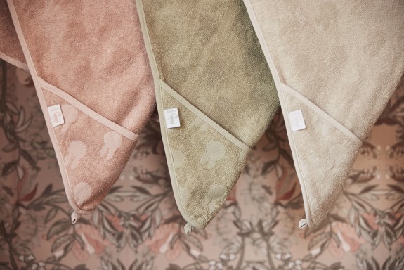 Jollein - Badcape Miffy Jacquard - Wild Rose