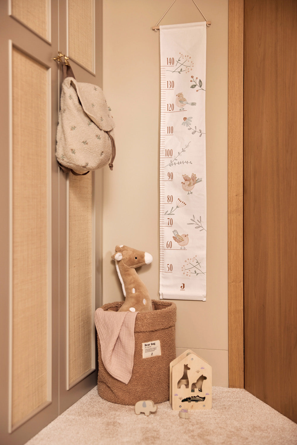 Knuffel XL Giraffe - Biscuit - afbeelding 8