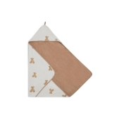 Jollein - Badcape Teddy Beer - 75x75cm