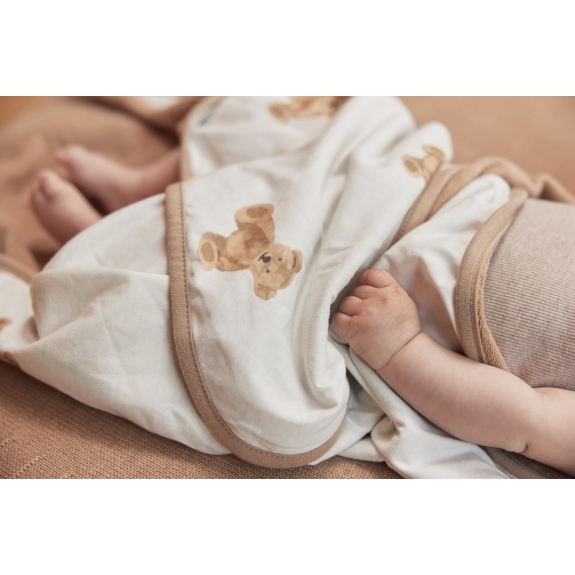 Jollein - Badcape Teddy Beer - 75x75cm