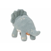 Knuffel Dino met Geluid en Palmboom - Grijs Blauw