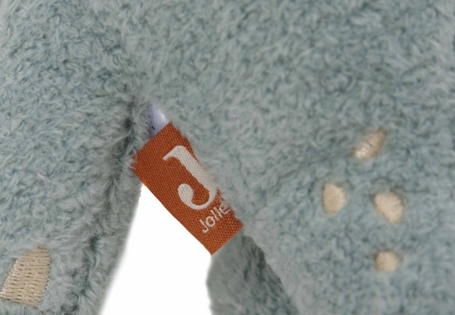 Knuffel Dino met Geluid en Palmboom - Grijs Blauw - afbeelding 3