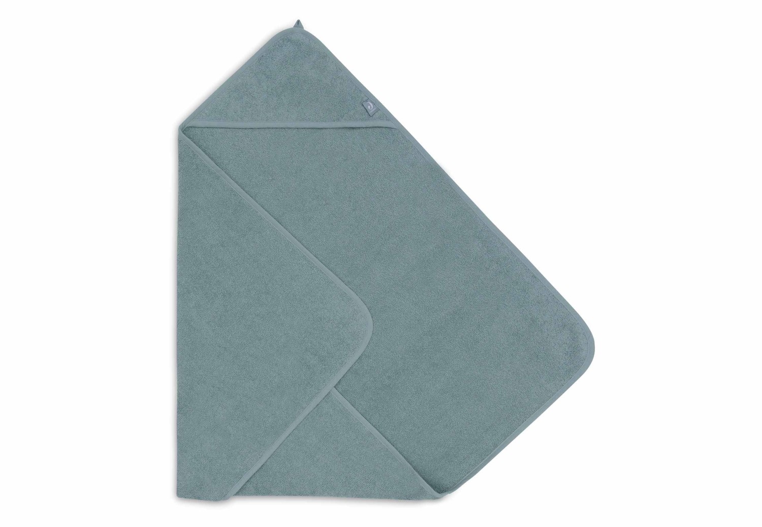 Badcape Badstof 75x75cm - Sea Green - afbeelding 2