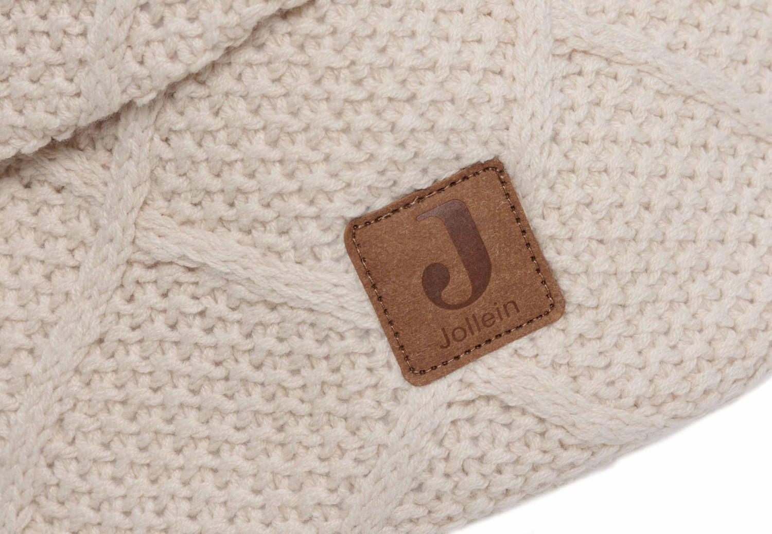 Commodemandje Check Knit - Oatmeal - afbeelding 3