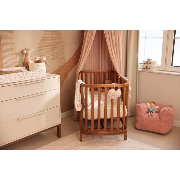 Jollein - Nieuwe Kinderfauteuil Corduroy - Wild Rose