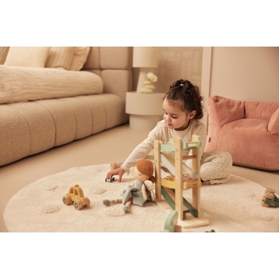 Jollein - Nieuwe Kinderfauteuil Corduroy - Wild Rose