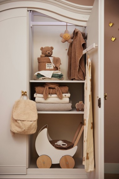 Commodemandje Boucle - Opbergmandje voor Babyverzorging