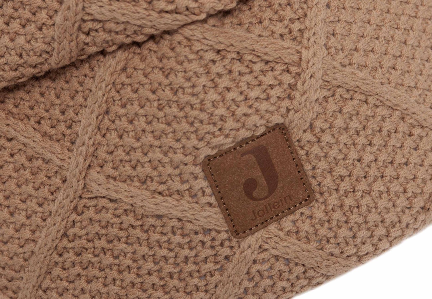 Prachtig Commodemandje Check Knit - Biscuit - afbeelding 3