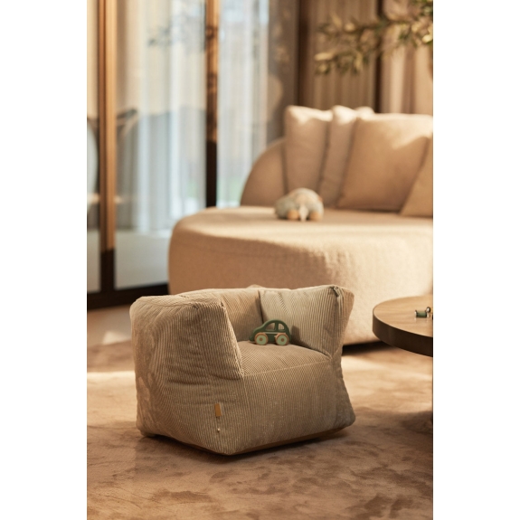 Nieuwe Collectie Kinderfauteuil Corduroy - Groen