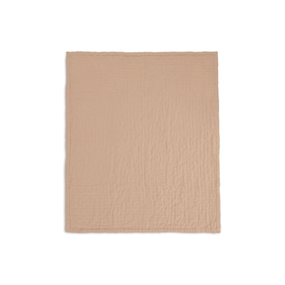 Hydrofiel Deken 75x100cm Jacquard - Biscuit - GOTS