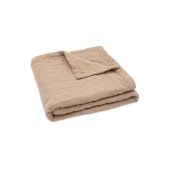 Hydrofiel Deken 75x100cm Jacquard - Biscuit - GOTS