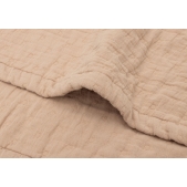 Hydrofiel Deken 75x100cm Jacquard - Biscuit - GOTS