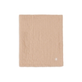 Hydrofiel Deken 75x100cm Jacquard - Biscuit - GOTS