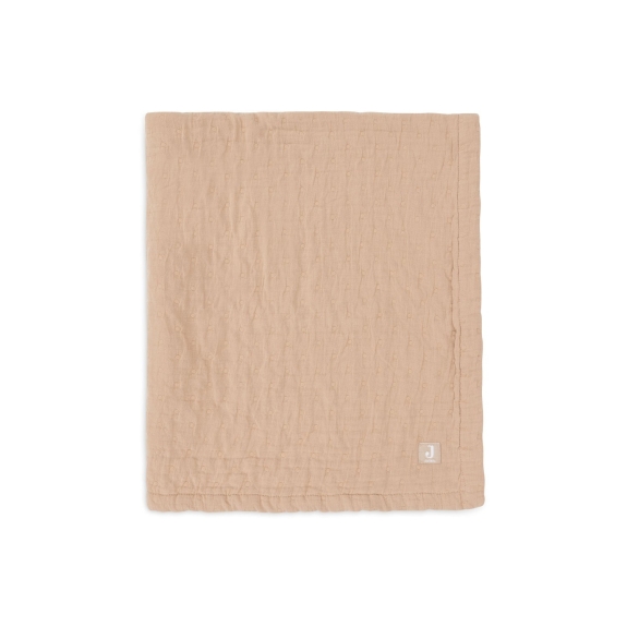 Hydrofiel Deken 75x100cm Jacquard - Biscuit - GOTS