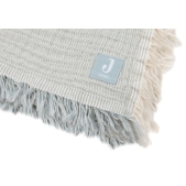 Nieuwe Collectie Deken Wieg 75x100 cm Fringe Stripe - Se