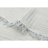 Nieuwe Collectie Deken Wieg 75x100 cm Fringe Stripe - Se