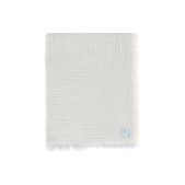 Nieuwe Collectie Deken Wieg 75x100 cm Fringe Stripe - Se