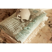 Nieuwe Collectie Deken Wieg 75x100 cm Fringe Stripe - Se