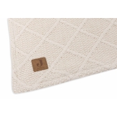 Jollein - Ledikantdeken Check Knit 100x150cm - Oatmeal