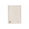 Jollein - Ledikantdeken Check Knit 100x150cm - Oatmeal