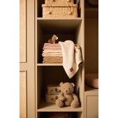 Deken Ledikant 100x150cm Cosy Knit - Wild Rose/Velvet