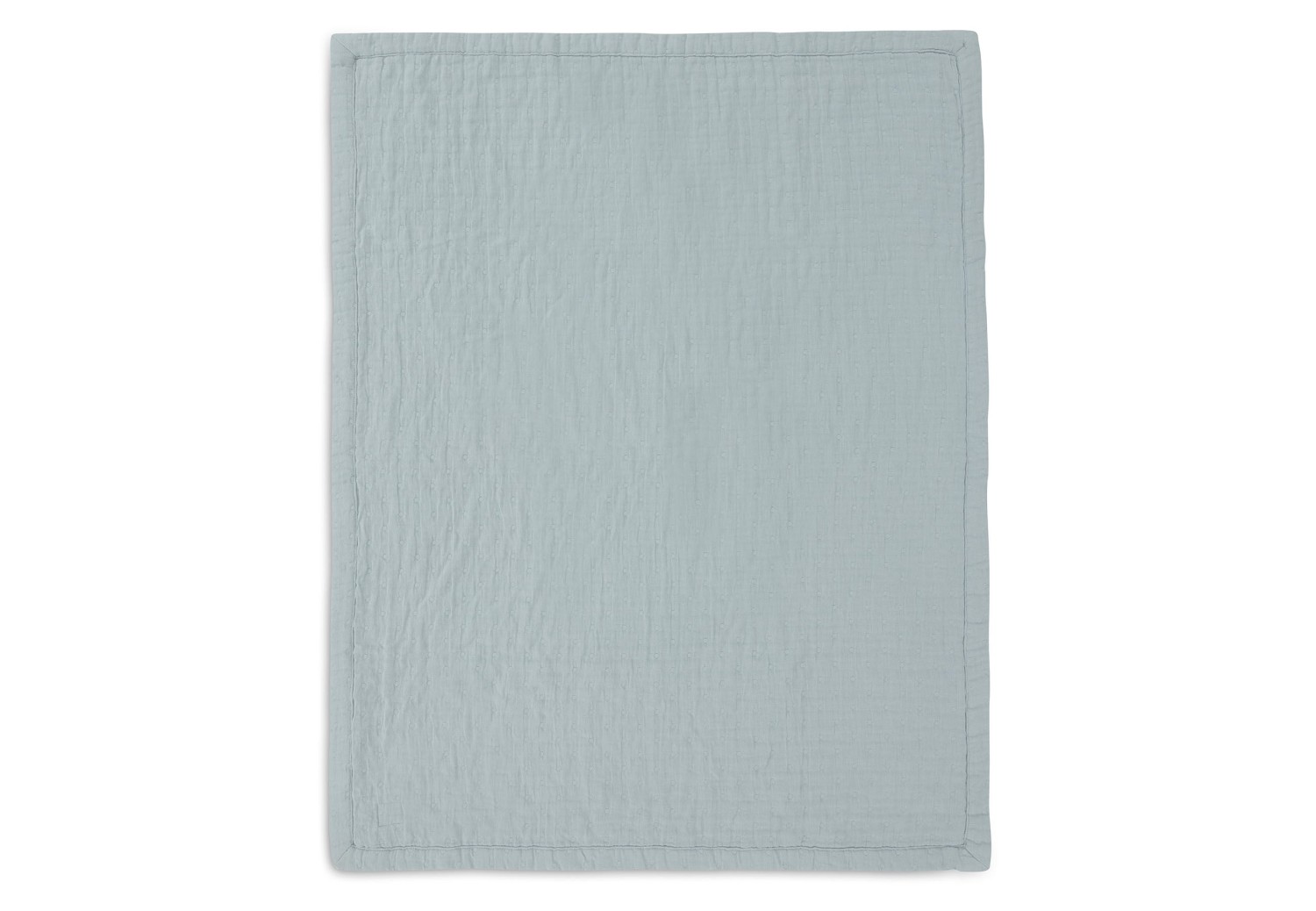 Hydrofiel Deken 75x100cm Jacquard - Sea Green - GOTS - afbeelding 2