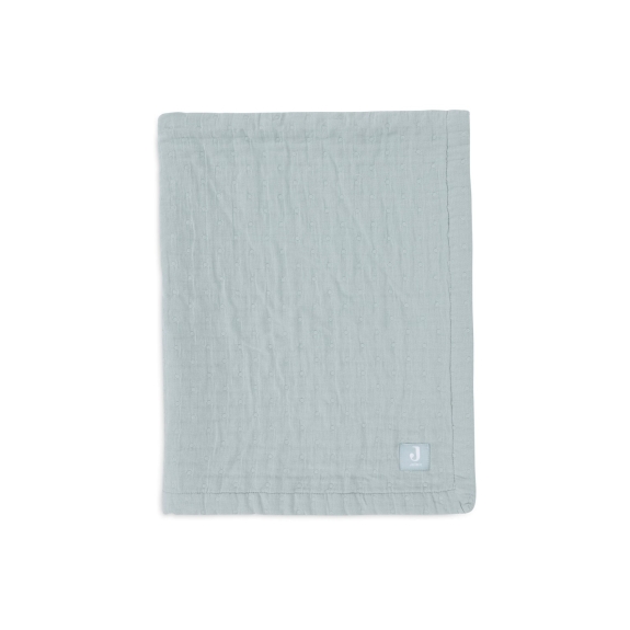 Hydrofiel Deken 75x100cm Jacquard - Sea Green - GOTS