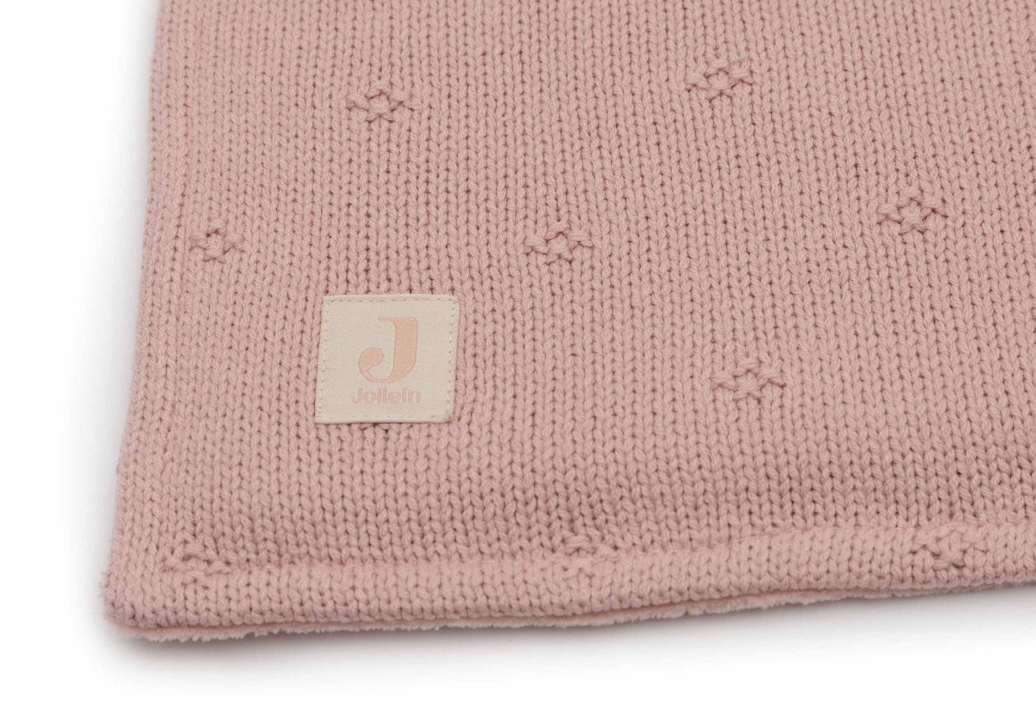 Deken Wieg 75x100cm - Cosy Knit Wild Rose - afbeelding 3
